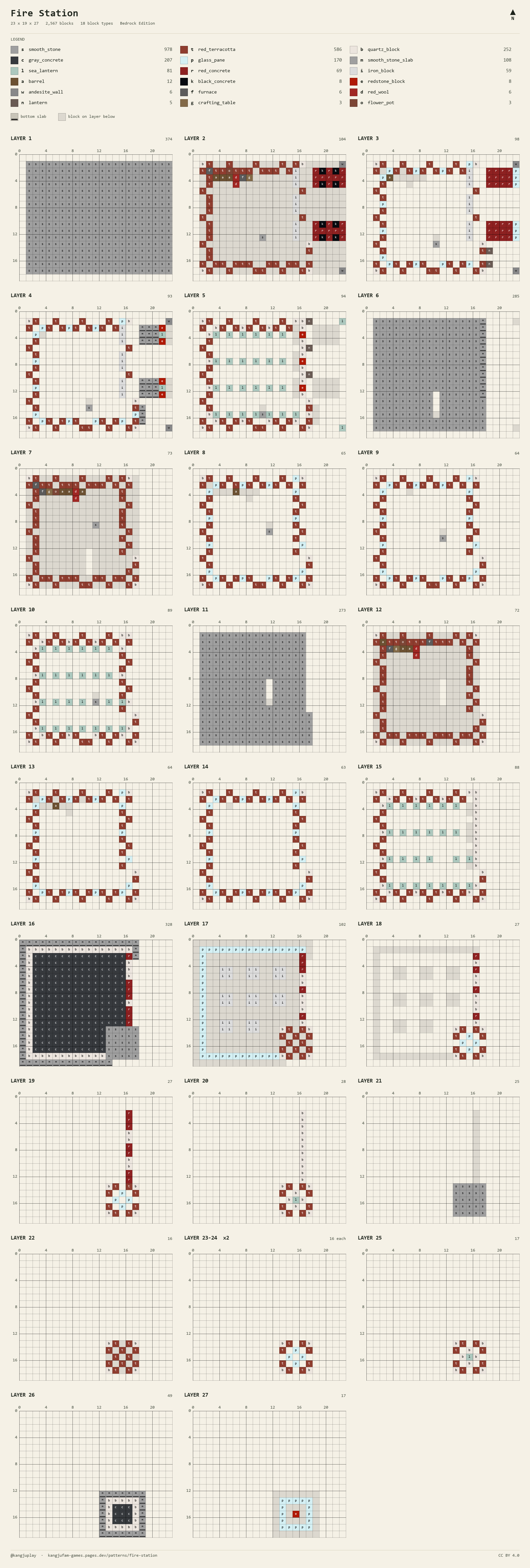 Fire Station 23 × 19 · 27 layers